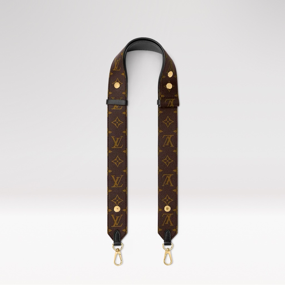 Louis Vuitton Dark Brown Monogram Bag Strap